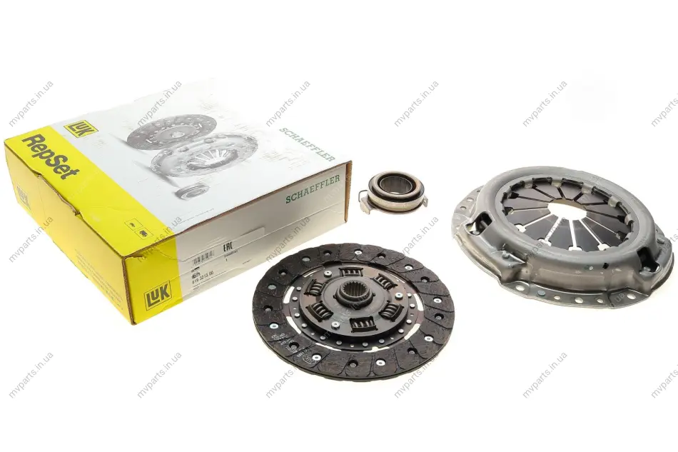 Комплект зчеплення Geely CK/MR 1.3 05- (d=190mm) (+вижимний) 619 3213 00 LuK 619-3213-00 (фото 1)