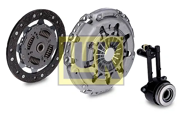 Комплект зчеплення Ford Fiesta 01-08/Mazda 2 1.6 03-07 (d=210mm) (+вижимний) 621 3008 34 LuK 621-3008-34 (фото 1)