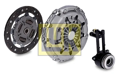 Комплект зчеплення Ford Fiesta 01-08/Mazda 2 1.6 03-07 (d=210mm) (+вижимний) 621 3008 34 LuK 621-3008-34