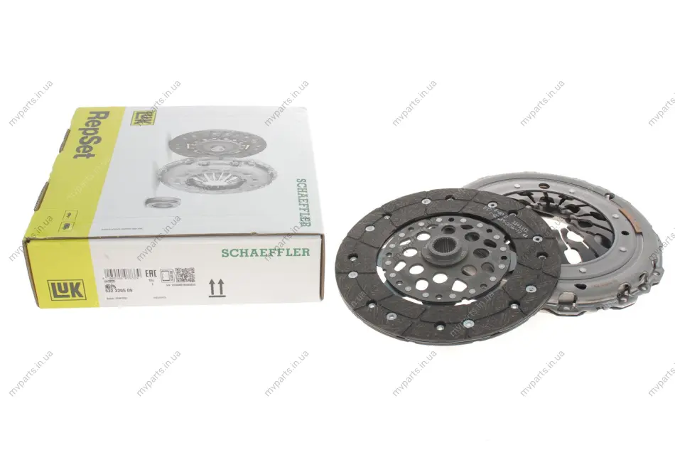Комплект зчеплення VW T4 2.5TDI 95-03 (mot.ACV), d=220mm 622 2205 09 LuK 622-2205-09 (фото 1)