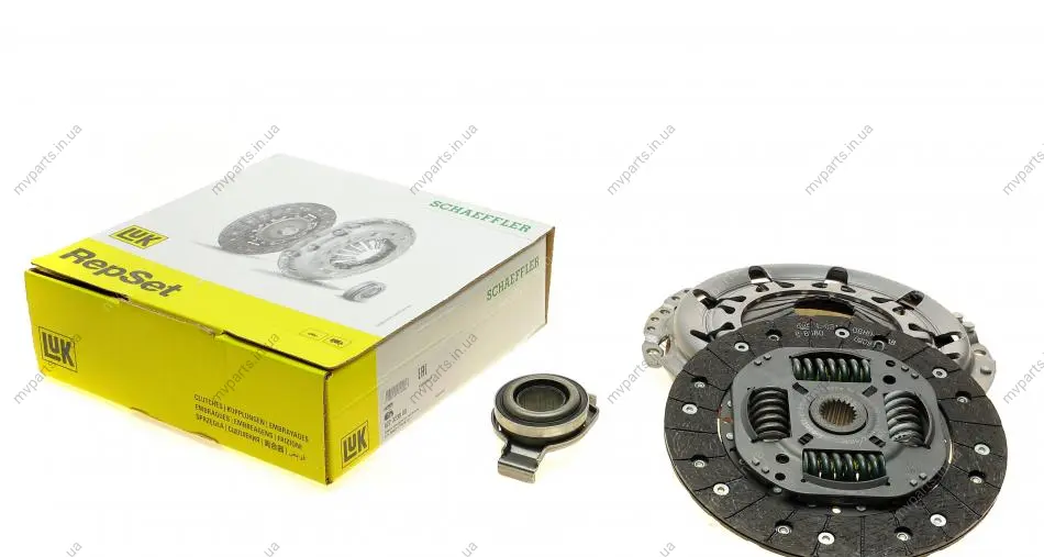 Комплект зчеплення Fiat Doblo 1.3JTD/D Multijet 04-, 51/55/59/62/66kw, d=220mm 622 3238 00 LuK 622-3238-00 (фото 1)