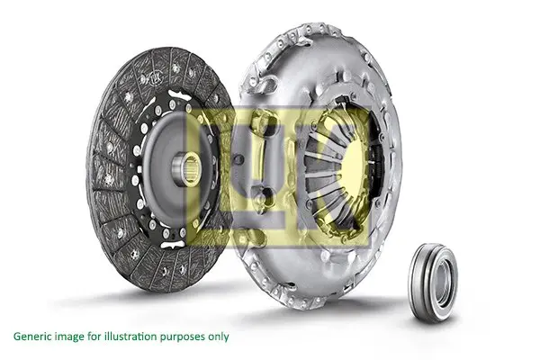 Комплект зчеплення MB 208-410 (d=228mm) OM601/OM602/OM616/OM617/M102/M115 623 1553 00 LuK 623-1553-00 (фото 1)