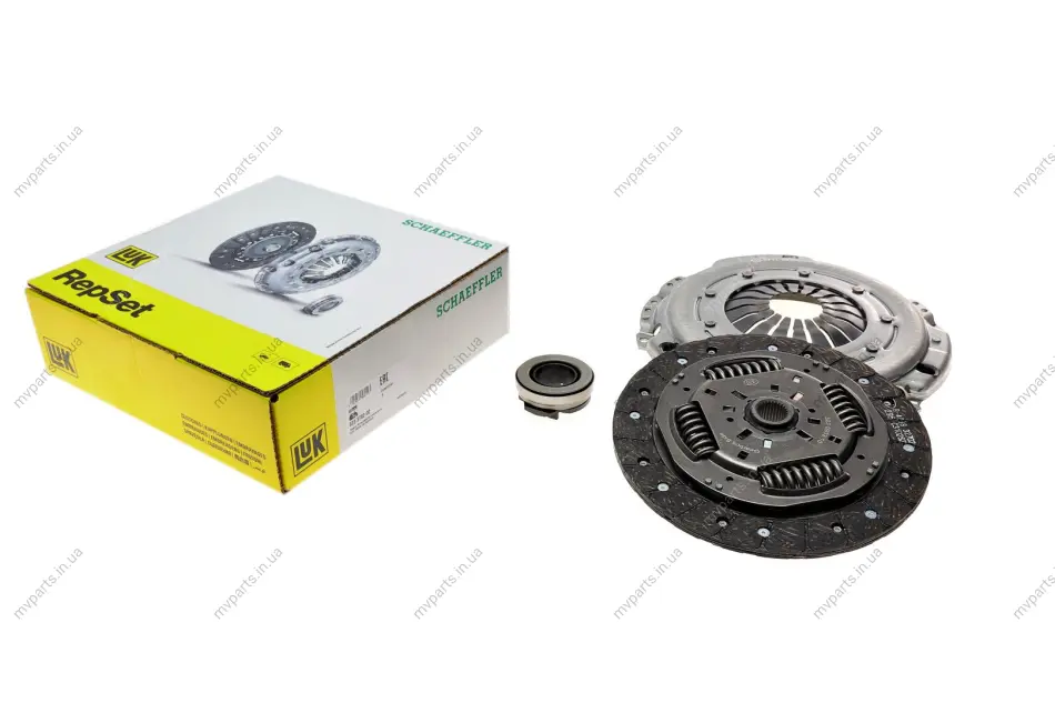 Комплект зчеплення Skoda Fabia II/Roomster 1.2TDI 10-14 (d=230mm) (+вижимний) 623 3782 00 LuK 623-3782-00 (фото 1)