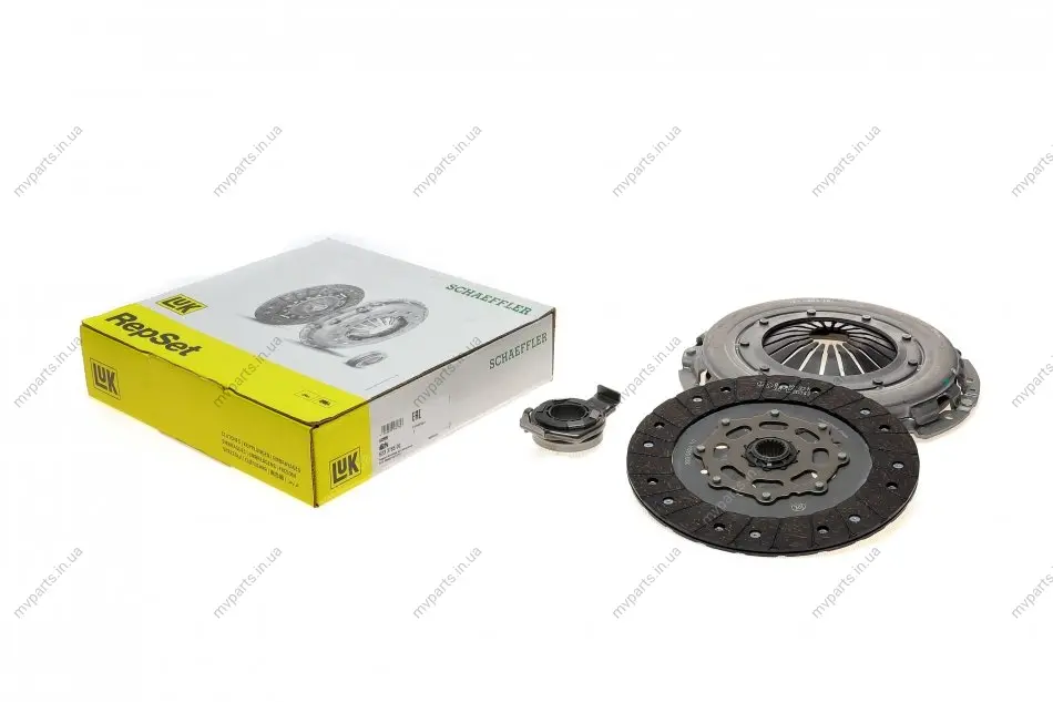 Комплект зчеплення Fiat Doblo 1.6D/1.9 JTD/Opel Combo 1.6 CDTI 10- (d=230mm) (+вижимний) 623 3785 00 LuK 623-3785-00 (фото 1)