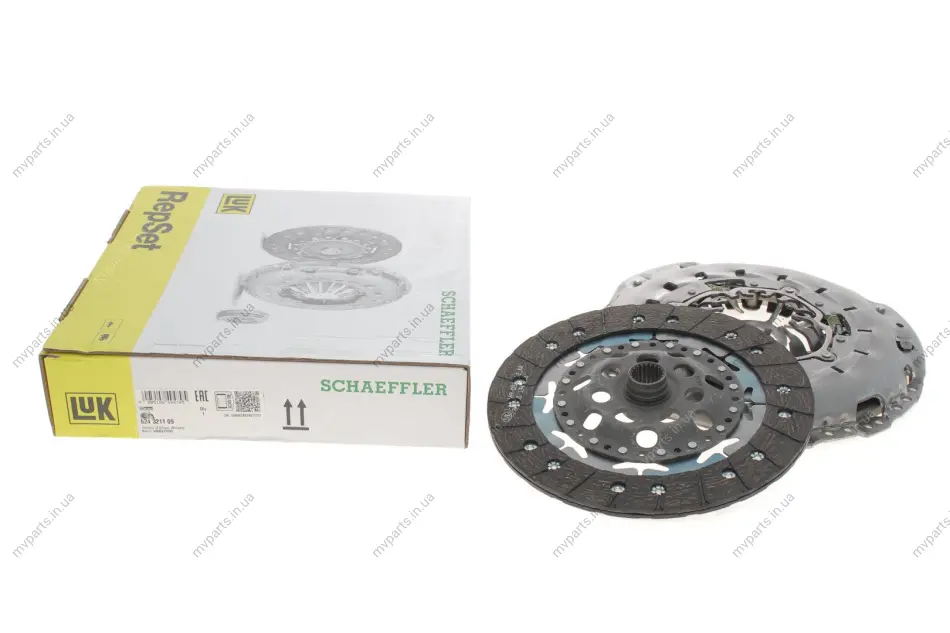 Комплект зчеплення Renault Megane II/III/Scenic II/III 1.9dCi 02- (d=240mm) 624 3211 09 LuK 624-3211-09 (фото 1)