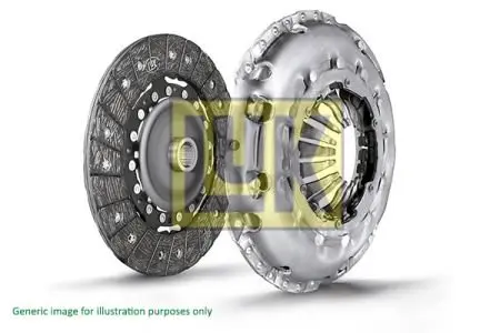 Комплект зчеплення Ssangyong Rexton 2.7 Xdi 04- (d=240mm) 624 3301 09 LuK 624-3301-09 (фото 1)