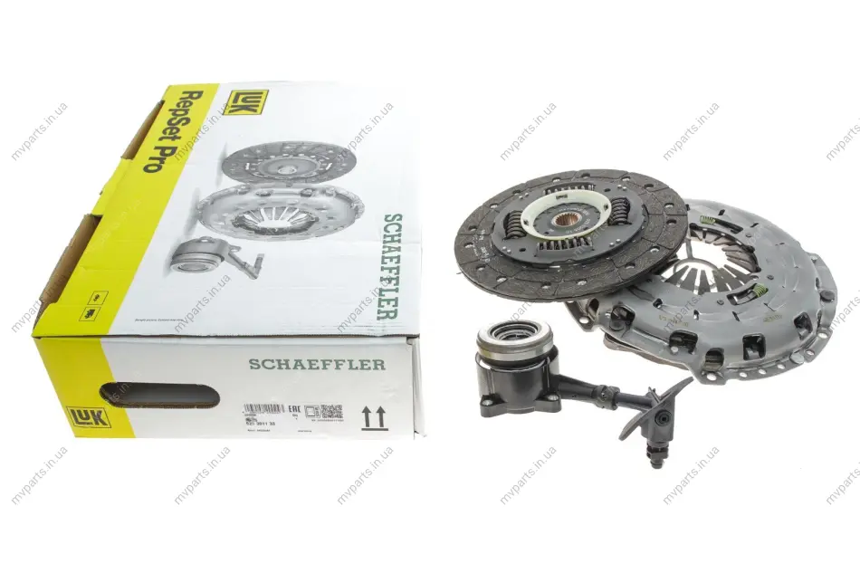 Комплект зчеплення Ford Transit 2.0DI 00-06, FWD, 55/63/74kw, d=250mm 625 3011 33 LuK 625-3011-33 (фото 1)