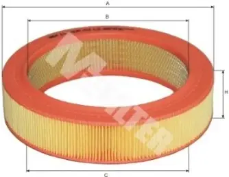 Фільтр повітряний RENAULT (вир-во M-Filter) M-FILTER A112 (фото 1)