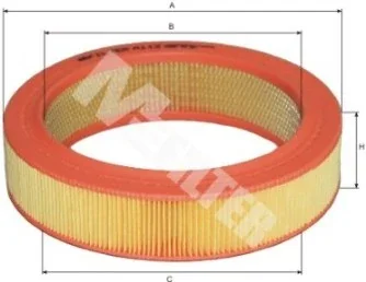 Фільтр повітряний RENAULT (вир-во M-Filter) M-FILTER A112