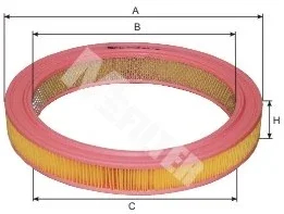 Фільтр повітряний BMW 3 (вир-во M-Filter) M-FILTER A115