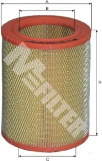 Фільтр повітряний CITROEN, PEUGEOT (вир-во M-filter) M-FILTER A263