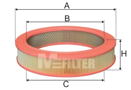 Фільтр повітряний OPEL (вир-во M-Filter) M-FILTER A270