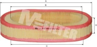 Фільтр повітряний MB W123 (вир-во M-filter) M-FILTER A337