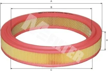 Фільтр повітряний (вир-во M-filter) M-FILTER A386