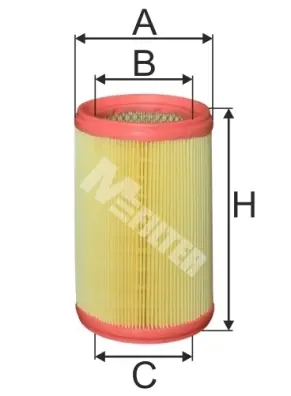 Фільтр повітряний RENAULT Kangoo (вир-во M-filter) M-FILTER A553 (фото 1)
