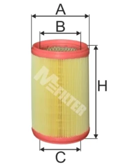 Фільтр повітряний RENAULT Kangoo (вир-во M-filter) M-FILTER A553