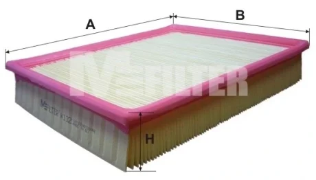 Фільтр повітряний FORD Transit (вир-во M-filter) M-FILTER K132