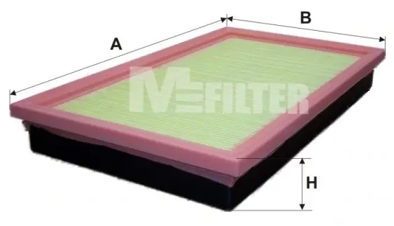 Фільтр повітряний OPEL (вир-во M-filter) M-FILTER K168 (фото 1)