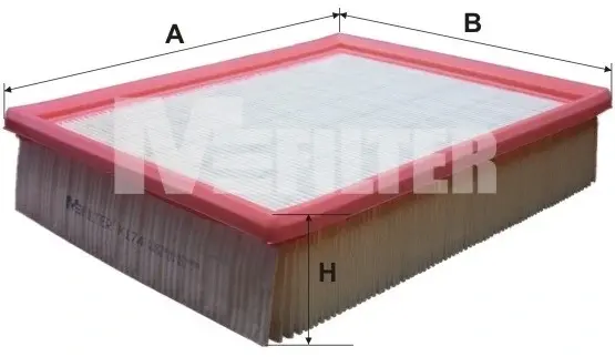 Фільтр повітряний OPEL Omega (вир-во M-filter) M-FILTER K174 (фото 1)