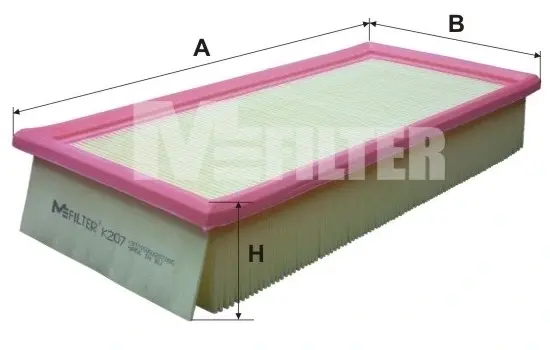Фільтр повітряний BMW (вир-во M-filter) M-FILTER K207 (фото 1)