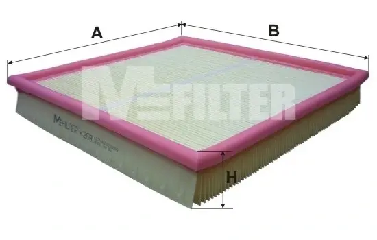 Фільтр повітряний Opel Omega B (вир-во M-filter) M-FILTER K209 (фото 1)