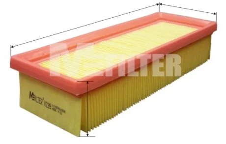 Фільтр повітряний FIAT, TAVRIA (вир-во M-filter) M-FILTER K239
