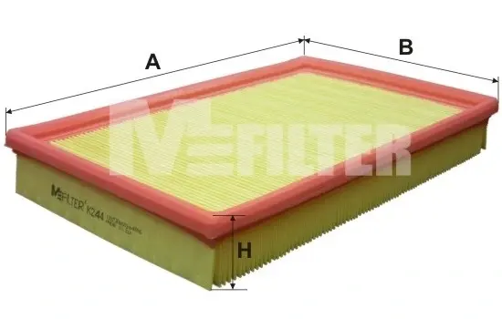 Фільтр повітряний OPEL VECTRA (вир-во M-filter) M-FILTER K244 (фото 1)