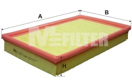Фільтр повітряний OPEL VECTRA (вир-во M-filter) M-FILTER K244