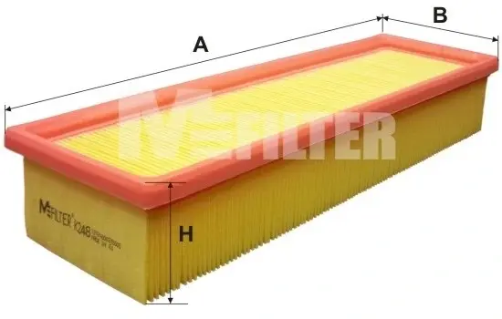 Фільтр повітряний RENAULT Laguna (вир-во M-filter) M-FILTER K248 (фото 1)
