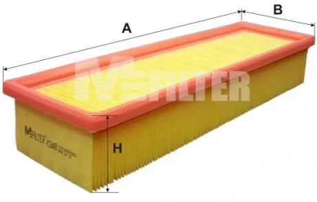 Фільтр повітряний RENAULT Laguna (вир-во M-filter) M-FILTER K248