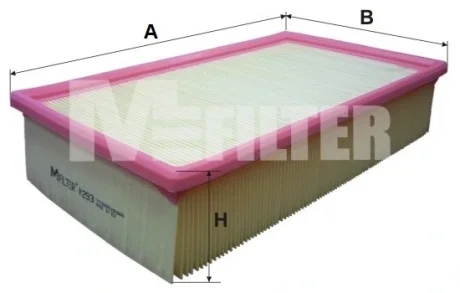 Фільтр повітряний AUDI A6 (вир-во M-filter) M-FILTER K293