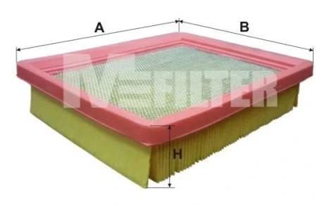 Фільтр повітряний MAZDA 121 (вир-во M-filter) M-FILTER K400