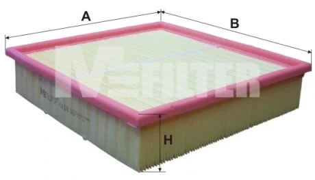 Фільтр повітряний OPEL Omega B (вир-во M-filter) M-FILTER K418