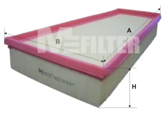 Фільтр повітряний PEUGEOT (вир-во M-filter) M-FILTER K423 (фото 1)