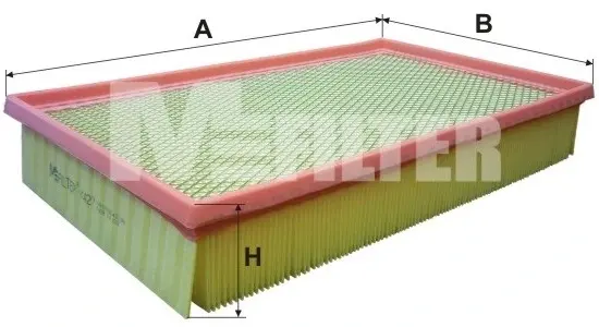 Фільтр повітряний VOLVO S80 (вир-во M-filter) M-FILTER K427 (фото 1)