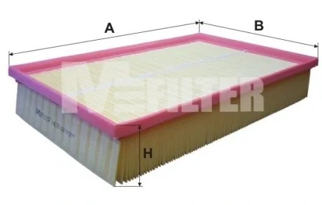 Фільтр повітряний VOLVO S60 (вир-во M-filter) M-FILTER K435