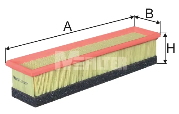 Фільтр повітряний RENAULT Clio (вир-во M-filter) M-FILTER K737-1 (фото 1)
