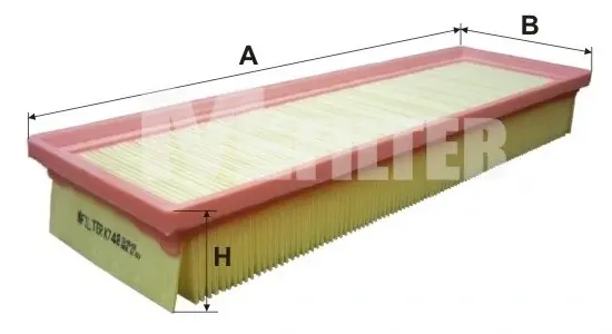 Фільтр повітряний CITROEN (вир-во M-filter) M-FILTER K748 (фото 1)