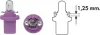 Автолампа PBX5 12V 0.4W BX8.5d (PBX5 0,4W 12) MAGNETI MARELLI 002052900000 (фото 1)