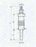 Свічка розжарювання Fiat Ducato 2.5D 94- (UX11A) MAGNETI MARELLI 062582804304 (фото 1)