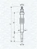 Свічка розжарювання Renault Kangoo 1.9D (UC21A) MAGNETI MARELLI 062900017304 (фото 1)