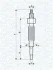 Свічка розжарювання Nissan Patrol/Mitsubishi Pajero 2.3TD/4.2D 82- (11V) (UC23A) MAGNETI MARELLI 062900019304 (фото 1)