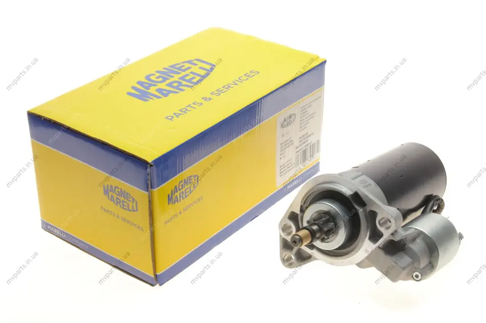 Стартер VW T4 2.4 D/2.5 TDI/2.8 VR6 95-03 (1.7kw) (z=9) MAGNETI MARELLI 063720295010 (фото 1)
