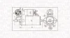 Стартер BMW 5 (E34/E39/E60) M57/M51 (2kw) (z=9) MAGNETI MARELLI 063720984010 (фото 1)
