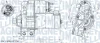 Стартер Citroen C5/C6/C8/Peugeot 406/407/607 00- (1kw) (z=10) MAGNETI MARELLI 063721290010 (фото 1)