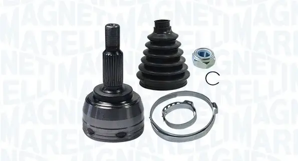 ШРКШ (зовнішній) Renault Megane II/Scenic II 1.9dCi/2.0 02- (25/33z) (TOJ0329) MAGNETI MARELLI 302015100329 (фото 1)