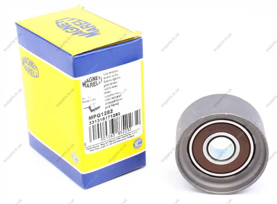 Ролик генератора Mazda 6 (GG) 2.0DI 02-05 (натяжний) (MPQ1282) MAGNETI MARELLI 331316171282 (фото 1)