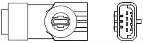 Лямбда зонд Renault Megane I/II/Laguna II 99- (OSM052) MAGNETI MARELLI 466016355052