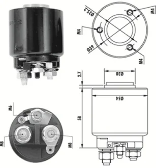 Реле стартера втягуюче Citroen Jumpy/Fiat Scudo 2.0i 00- MAGNETI MARELLI 940113050140