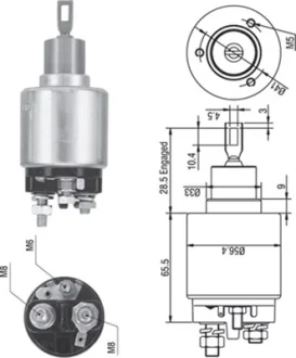 Тягове реле, стартер (вир-во Magneti Marelli кор.код. AME0271) MAGNETI MARELLI 940113050271